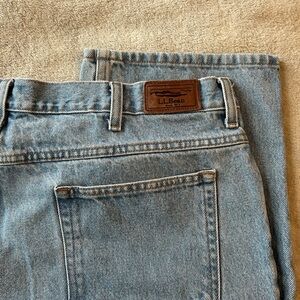 L.L. Bean Men's Light Blue Relaxed Jeans